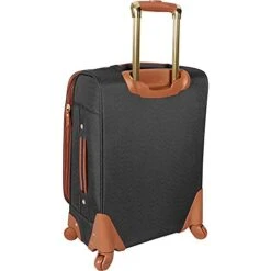 Steve Madden Designer Luggage Collection - Lightweight Softside Expandable Suitcase For Men & Women - Durable 20 Inch Carry On Bag With 4-Rolling Spinner Wheels (20in, Global Black) 6 Steve Madden Designer Luggage Collection - Lightweight Softside Expandable Suitcase For Men & Women - Durable 20 Inch Carry On Bag With 4-Rolling Spinner Wheels (20in, Global Black) -Travelpro || Samsonite || Olympia Shop 41EVg7BDt8L