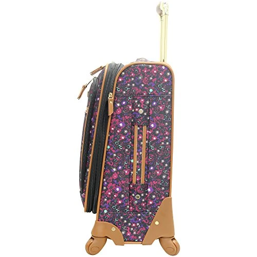 Steve Madden Designer Luggage Collection - Lightweight Softside Expandable Suitcase For Men & Women - Durable 20 Inch Carry On Bag With 4-Rolling Spinner Wheels (Dark Purple) 6 Steve Madden Designer Luggage Collection - Lightweight Softside Expandable Suitcase For Men & Women - Durable 20 Inch Carry On Bag With 4-Rolling Spinner Wheels (Dark Purple) - Image 6