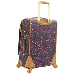 Steve Madden Designer Luggage Collection - Lightweight Softside Expandable Suitcase For Men & Women - Durable 20 Inch Carry On Bag With 4-Rolling Spinner Wheels (Dark Purple) 11 Steve Madden Designer Luggage Collection - Lightweight Softside Expandable Suitcase For Men & Women - Durable 20 Inch Carry On Bag With 4-Rolling Spinner Wheels (Dark Purple) -Travelpro || Samsonite || Olympia Shop 51tyFk arUL